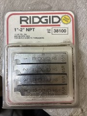 Ridgid Die Set,1&rdquo; to 2&rdquo; Npt Hss 38100 &ndash; All