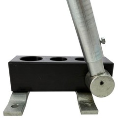 Manual Pipe Notcher Multi-Diameter 3/4&Prime;, 1&Prime;, 1-1/4&Prime; Tube R-shaped Arc Cutter