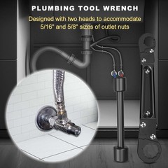 Multi-Functional Angle Stop Wrench Kit &ndash; Versatile Alloy Steel Plumbing Tool