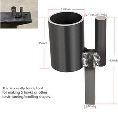 Blacksmith Hardy Anvil Tool 3/4 inch Hardy Turning Bending Forge Scrolling Tw&hellip;