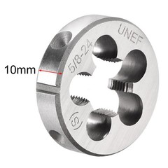 5/8-24 UNEF Round Die Alloy Tool Steel Right Hand Threading Die for Industrial