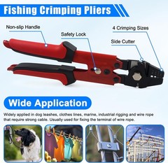 Fishing Crimping Tool Kit Wire Crimping Tool Stainless Steel Fishing Crimping Pl