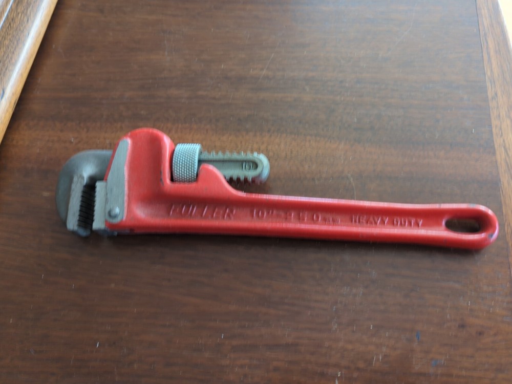 NICE FULLER 10&Prime; PIPE WRENCH SUPER QUALITY STRAIGHT HEAVY DUTY MADE JAPAN G32