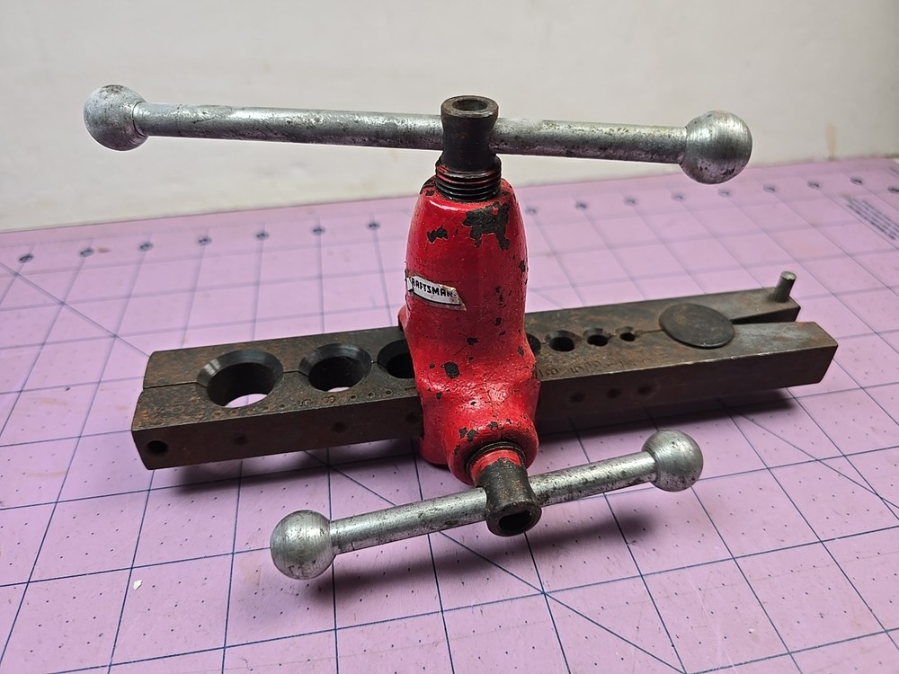 VTG SEARS Craftsman Flaring Tool 3/16 &ndash; 3/4in. Copper Aluminum Tubing USA