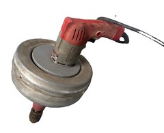 Milwaukee 0566-1 Heavy Duty Drain Cleaner 25 ft. Cable With Metal Case & Guide