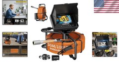 HD 1000TVL Sewer Camera 100ft Borescope Pipe Inspection 23MM
