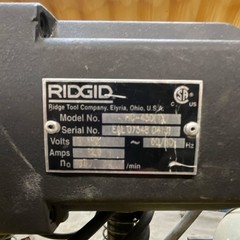 RIDGID HC-450 Hole Cutter Pipe Tool Machine 120V 60Hz