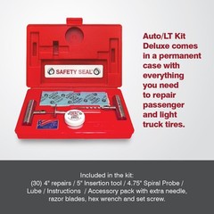 Safety Seal Auto/LT Deluxe Tire Repair Kit, 30 Standard Repairs