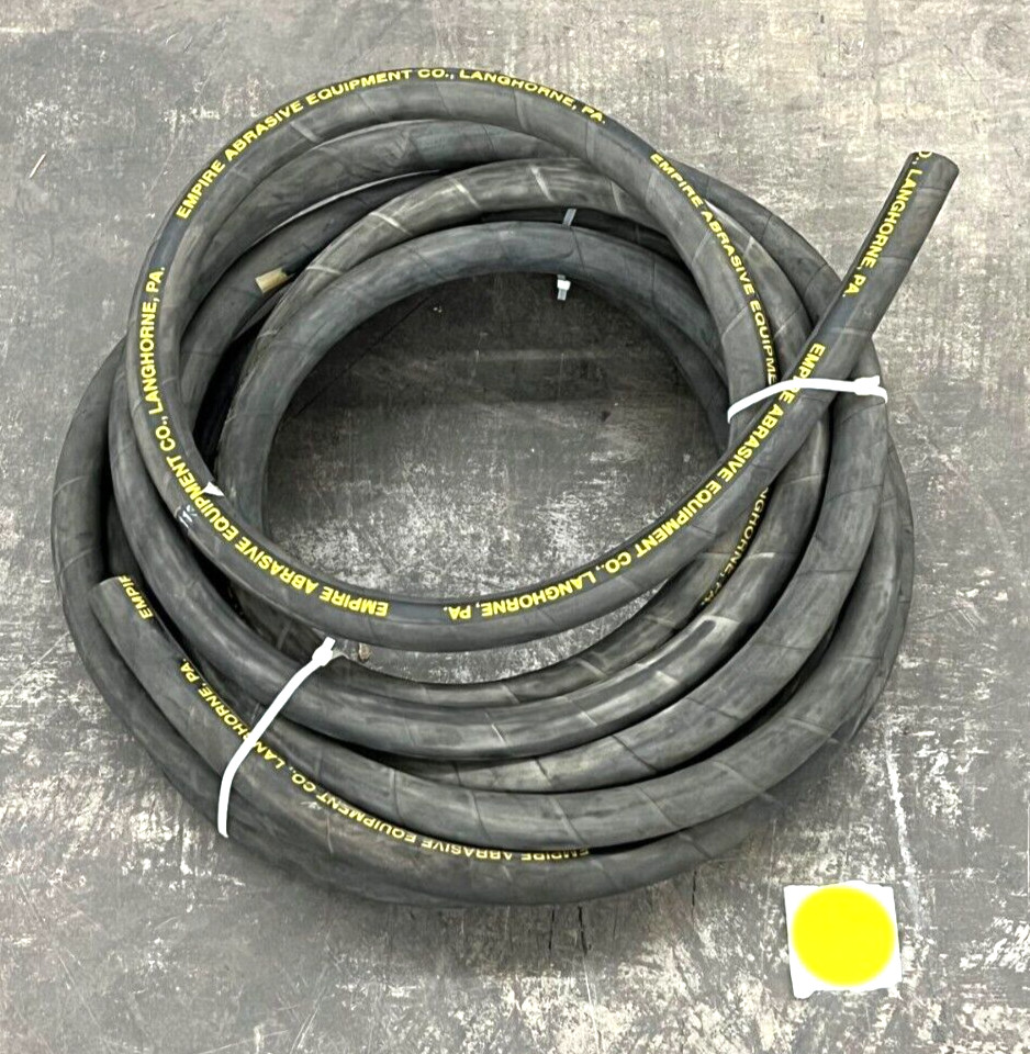 EMPIRE ABRASIVE EQUIPMENT HOSE ID 1/2&Prime; OD 1&Prime; 33&prime; FT