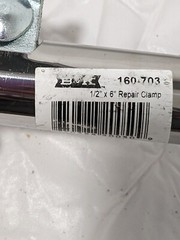 B&K MUELLER 1/2" Pipe Two Bolt 6" Repair Clamp 160-703