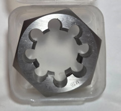 Drill America M36 X 1.5 Carbon Steel Hex Rethreading Die, DWTSMH36X1.5