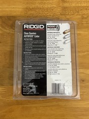 RIDGID 97787 #117 Close Quarters AUTOFEED Cutter 3/16&Prime; &ndash; 15/16&Prime;