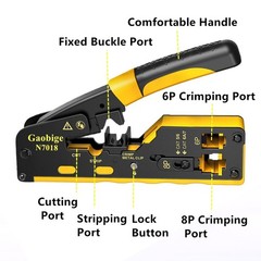 Gaobige Pass Through rj45 Crimp Tool Kit, Network Cat7 Cat6A Cat6&hellip;