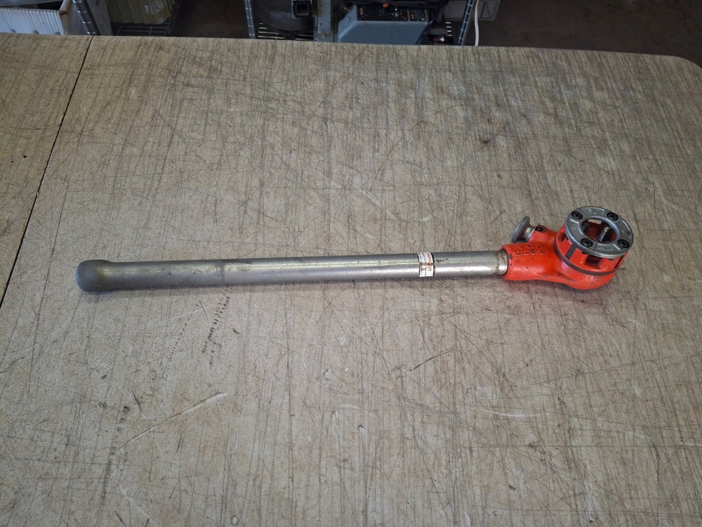 Ridgid 00-R Manual Pipe Threader Ratchet Threading W/ 3/4&Prime; Die Head
