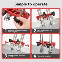 Sheet Metal Roller Bender 2 Station 0-100&deg; for Roofing Fabrication 7in