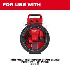 Milwaukee 2 Inch Standard Chain Knocker For 1/4 Inch Chain Snake Cable