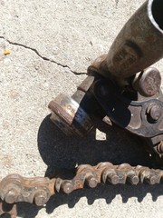 Ridgid No 206 1-1/2&Prime; to 6&Prime; Ratcheting Chain Soil Pipe Cutter Used