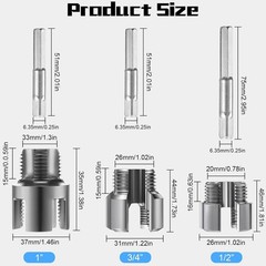 Pipe Thread Cutting Tool Integrated Internal & External Pipe Threading Tool E&hellip;