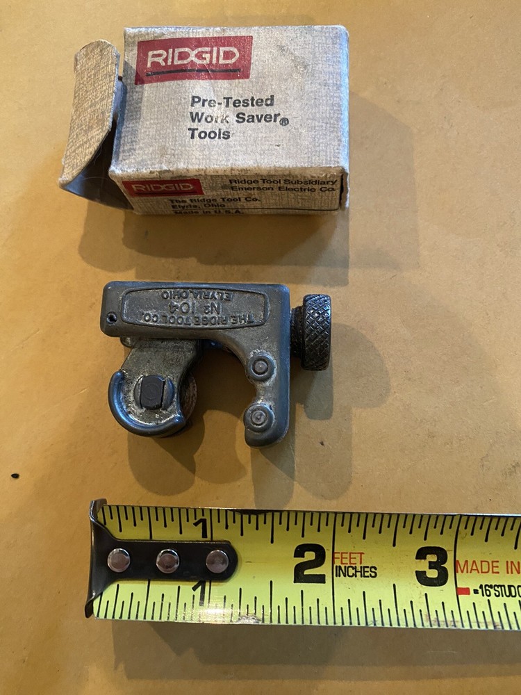 RIDGID TOOLS 3/16&rdquo; to 15/16&rdquo; MIDGET TUBING CUTTER, No. 104