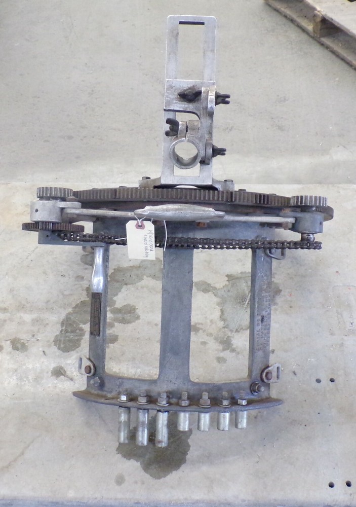 MATHEY & DEARMAN, PIPE BEVEL MACHINE, 8&Prime;-12&Prime; MACHINE, W/ HAND CRANK