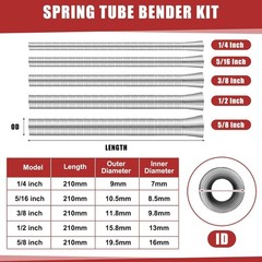 Eccentric Tubing Flaring Tool Kit 7 Dies for 3/16-3/4 Inch with 3 in 1 180 De&hellip;