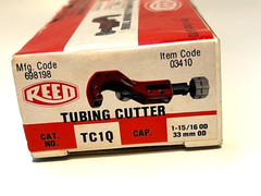 Reed MFG CO. Tube Cutter TC1Q 3-33MM 1-15/16 USA Vintage Item Code 03410