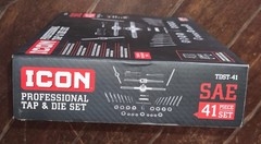 ICON 41pc. SAE Professional Tap and Die Set with Storage Case &ndash; Model #59158