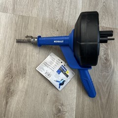 Kobalt 1/4-in x 25-ft High Carbon Wire Hand or Power Drill Auger for Drains NEW