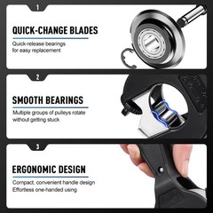 Ratcheting Tubing Cutter, Adjustable Ratchet Type Pipe Cutter (5/16&Prime; to 1-1/8&Prime;)
