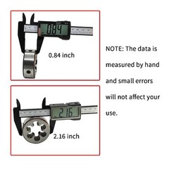 Die 1&Prime;-8 UNC Right Hand HSS Thread 8 TPI Grade 2B High Speed Steel Threading