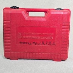 Rothenberger Manual Pipe Threader Kit 1&rdquo; To 1/4&rdquo; Mixed With Super Ego