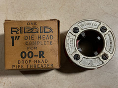 RIDGID 1&Prime; 00-R Manual Ratchet NPT Pipe Threading Right Hand Die Head 36900