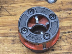 Ridgid 36895 OOR NPT 3/4&Prime; Manual Pipe Threader Die Head, Alloy Rh