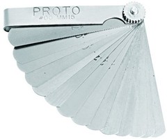Stanley Proto J00MM15 15 Blade Metric Feeler ga Set