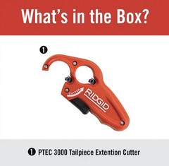 Ridgid 1-1/4 in. AND 1-1/2 in. PTEC 3000 Versatile Thin Wall Tubing Pipe Cutter