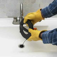Plumb Craft 20-FT SINK DRAIN CLEANER with Storage Case 1/4-in Flat Steel Tape