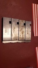 NEW 4-PACK Argco Universal 1/2&Prime;- 3/4&Prime; NPT High Speed Steel Dies HSS ( FD-BL)