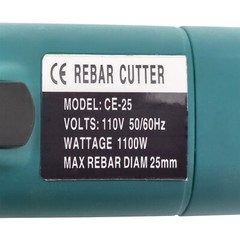 Rebar Cutter up to 1 Inch CE-25 Cutting Edge Saw Metal Cold Cut Saw 110V