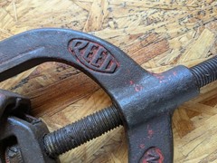 Reed No H 4 2/12&Prime;-4&Prime; Hinged Pipe Cutter Made In USA