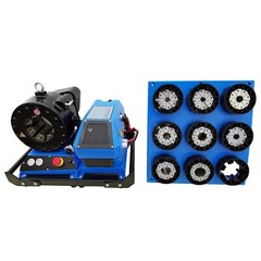 Hydraulic Hose Crimping Machine 12V Vehicle Hose Crimper 0.39&Prime;-2.40&Prime; 8 Set Dies