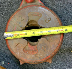 RIDGID NO.65-R, THREADS 1&Prime; TO 2&Prime; PIPE, 17&Prime; HANDLE, USA, VINTAGE