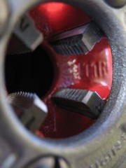 RIDGID 111-R, 3/8&Prime; PIPE RATCHET THREADER CUTTER HEAD NEW NPT Dies