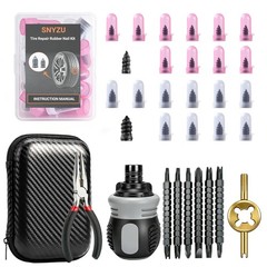 29PCS Tire Repair Kit, Spiral Screw~in Tire Plugs for Car Truck Motorcycle