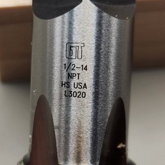 Professional-Grade Greenfield Threading GT USA NPT Pipe Tap Set High Grade Steel