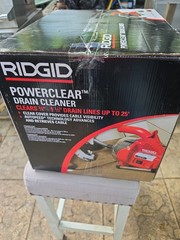 RIDGID PowerClear Drain Cleaning Machine &ndash; Red/Black