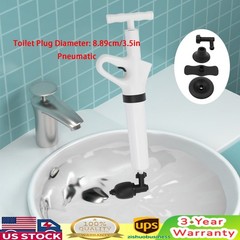 High Pressure Toilet Air Plunger Kit Air Toilet Unclogger Air Drain Blaster Kit