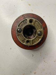 Lot of THREE (3) RIDGID 3/4&Prime; & 1/2&Prime; Die-Head Pipe Threaders (USED) 12R