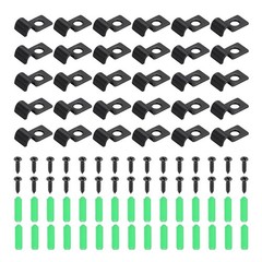50Pcs 5mm(3/16&Prime;) One Hole Pipe Strap, U Brackets Conduit Clamp