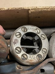 RIDGID & Beaver Pipe Threader Die Heads Lot 3/8 1/2 3/4 1&rdquo; OO-R + Parts Lot