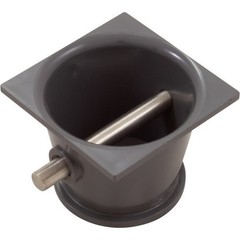 Zodiac 25568-007-000 Rope Anchor 3.85&Prime; Steel Pin Dark Gray Pool Wall
